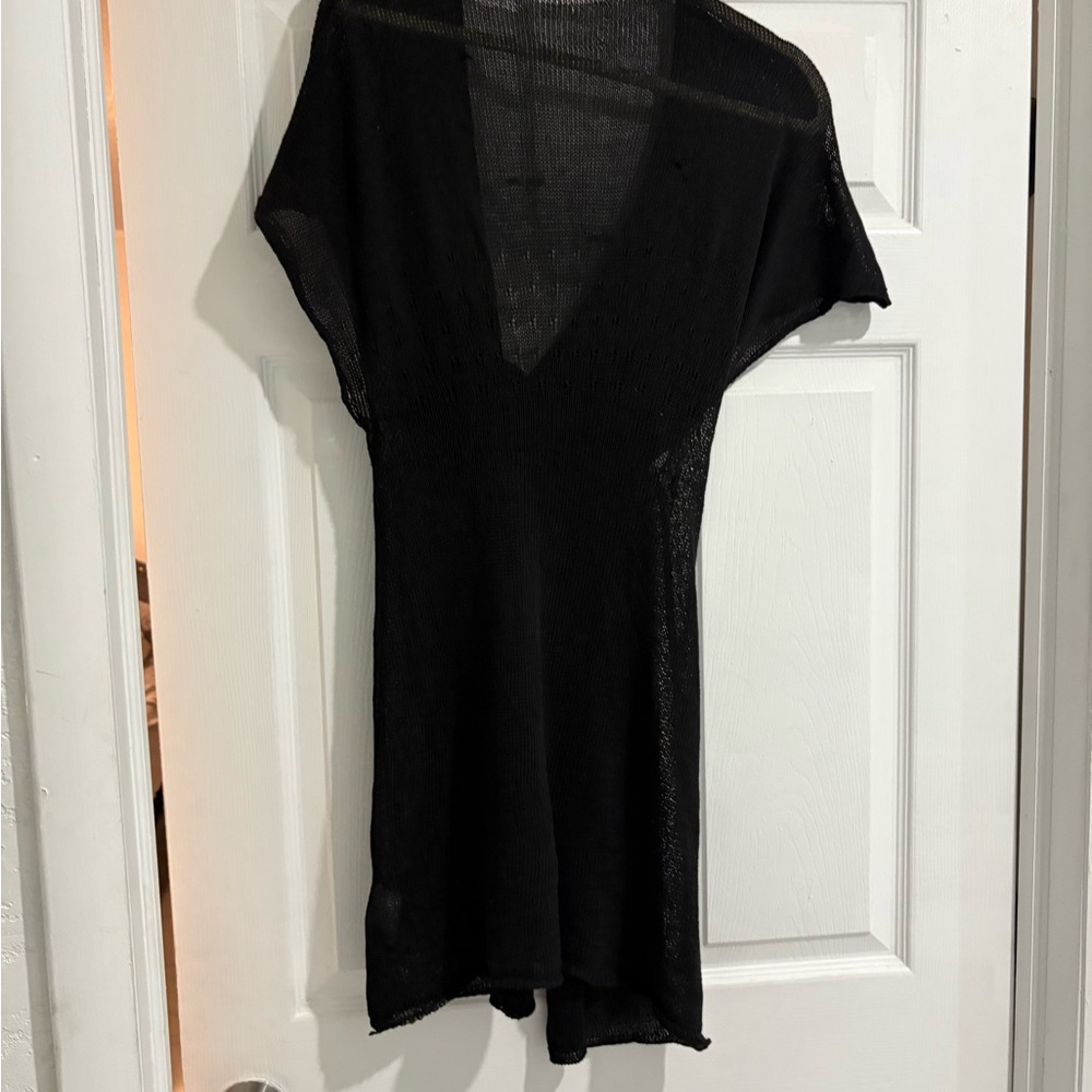 SHEIN Black Swim Coverup